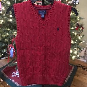 Polo Ralph Lauren Boys sz 6 sweater vest.
